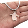 Sophie the Penguin Copper Pendant