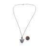 Moe the Penguin Foot Print Birthstone Pendant