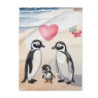 Alfred, Oliver & Sophie Penguin Arctic Fleece Blanket